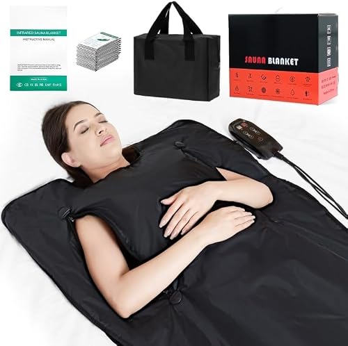 yamxun Sauna Blanket for Home: Portable Full Body Detox Wrap with Deep — Build quality and design details up close