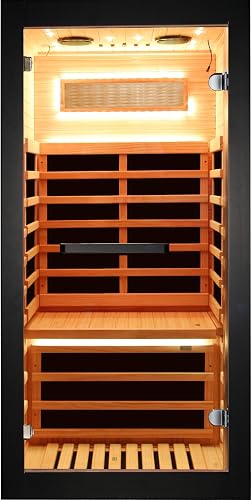 OUTEXER Sauna One Person Infrared Saunas Room Chilean Pine Wood 1050W — Side-by-side comparison of top picks in this category