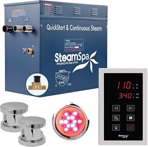 STEAMSPA 12kW Steam Sauna Generator Sentry Series 240V Steam Generator — Real-world performance testing in action