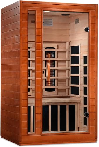 DYNAMIC SAUNAS Cordoba 2-Person Full Spectrum Infrared Sauna with Red — Our recommended configuration for best results