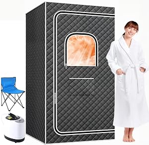 Portable Sauna Box for Home, Personal Sauna Tent for Relaxation, Indoor Steam Sauna Room w