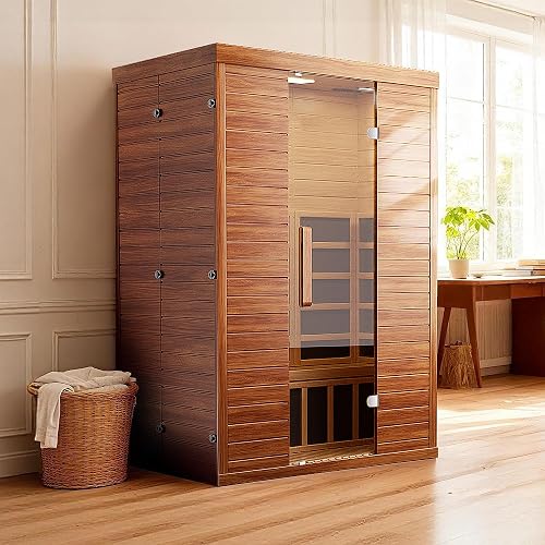 PABIMIA 2-Person Infrared Sauna, Smart App Control, WiFi & Bluetooth, — Real-world performance testing in action